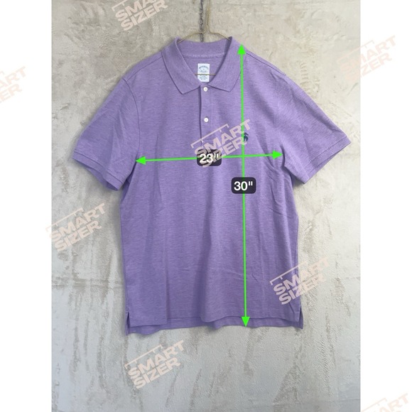Brooks Brothers Men's XL Polo Shirt Supima Cotton Original Fit Light Purple - Picture 7 of 7